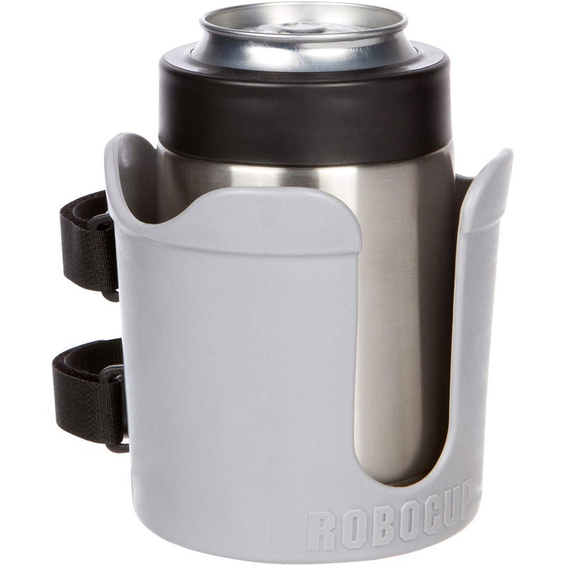 ROBOCUP Plus, (Gray), Add-On Accessory XL Extension Cup Holder, Larger Drink Capacity, Perfect for Boats, Golf Carts, Walkers, Wheelchairs and Work. Made in USA (Includes 1) - Image 3